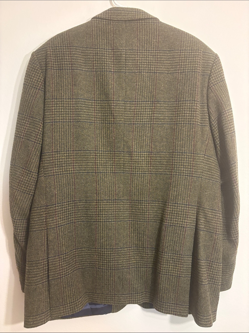 Charles Tyrwhitt Brown Glen Plaid Sport Coat with Pink Lining - Picture 13 of 13